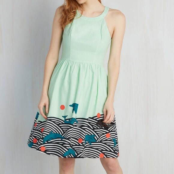 Modcloth Dresses & Skirts - ModCloth Dolphin Dress 2X